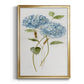 Petite Blue Hydrangea II - Modern Framed Canvas Print