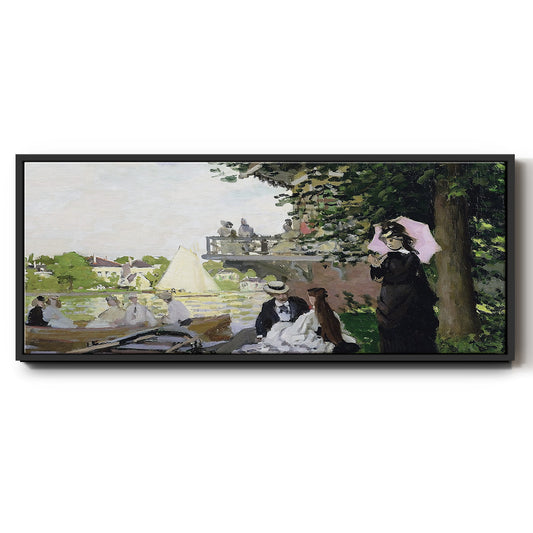 Garden House on the Zaan, Zaandam, 1871 - Floater Framed Canvas Print
