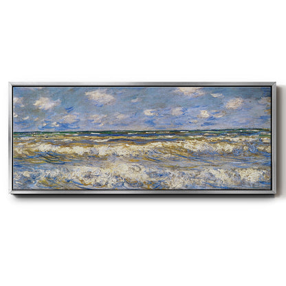 Rough Sea, 1881 - Floater Framed Canvas Print