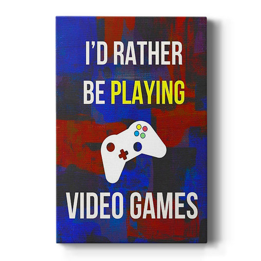 Gamer at Play III - Canvas Art Print