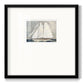 Setting Sail - Double Matboard Framed Print