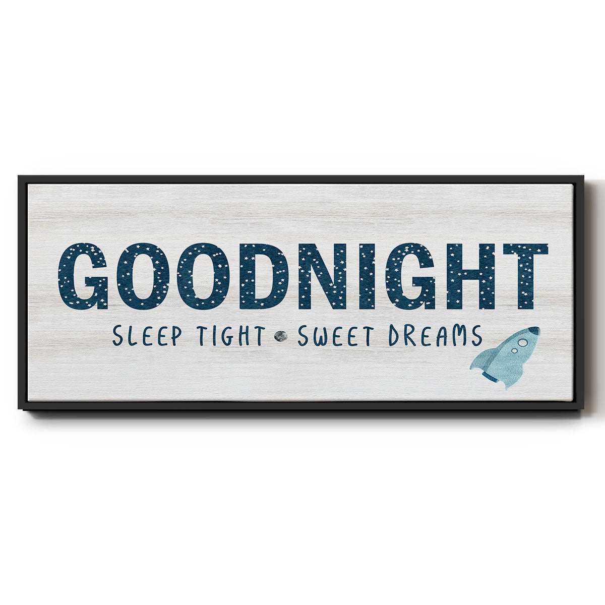 Sleep Tight Sweet Dreams - Floater Framed Canvas Print
