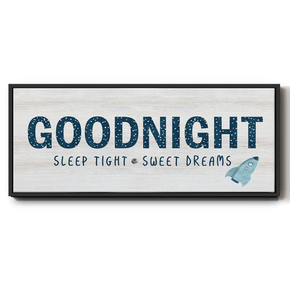 Sleep Tight Sweet Dreams - Floater Framed Canvas Print