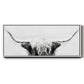 Longhorn - Floater Framed Canvas Print