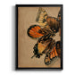 Winged Wreath II - Modern Framed Canvas Print