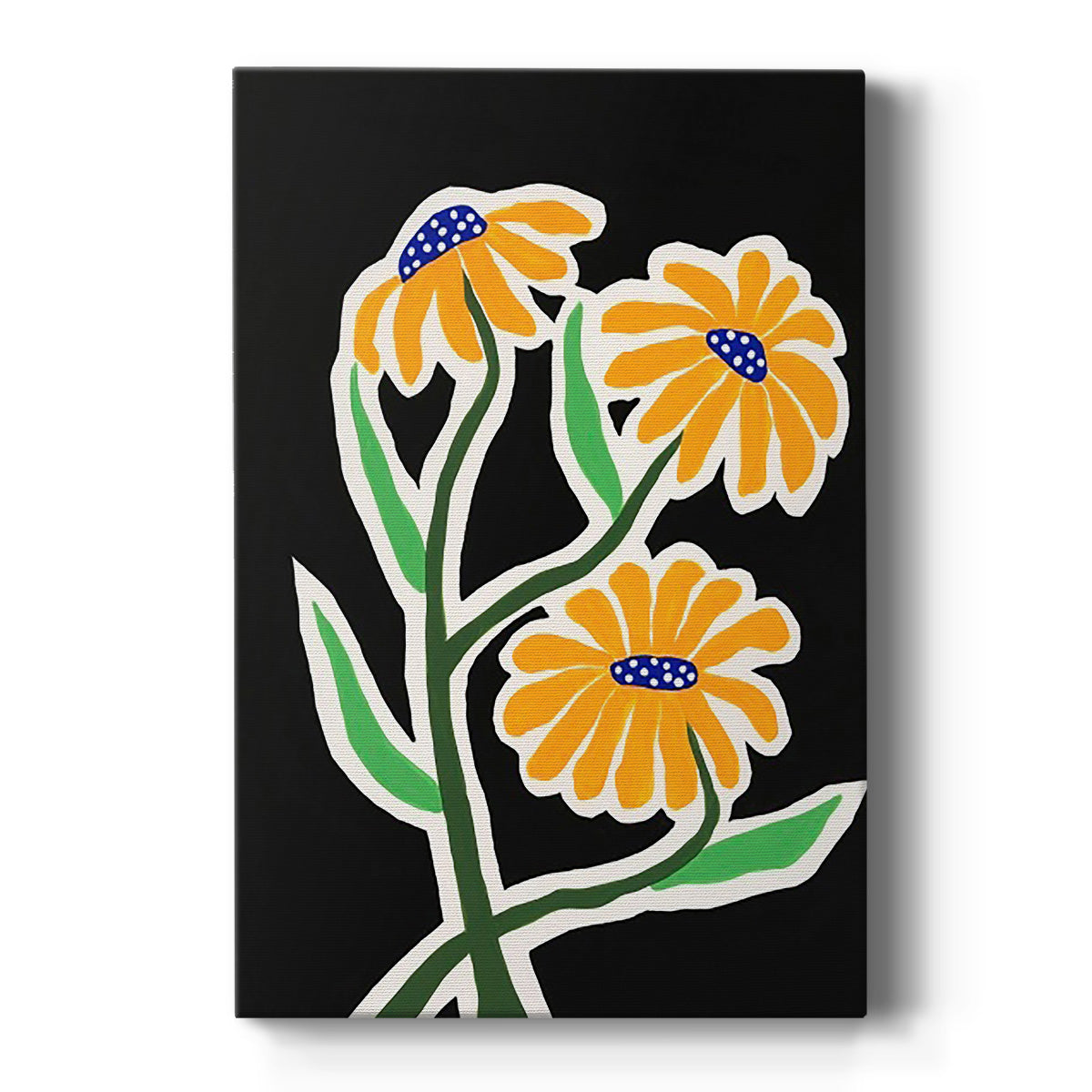 Pop Flowers I - Canvas Art Print