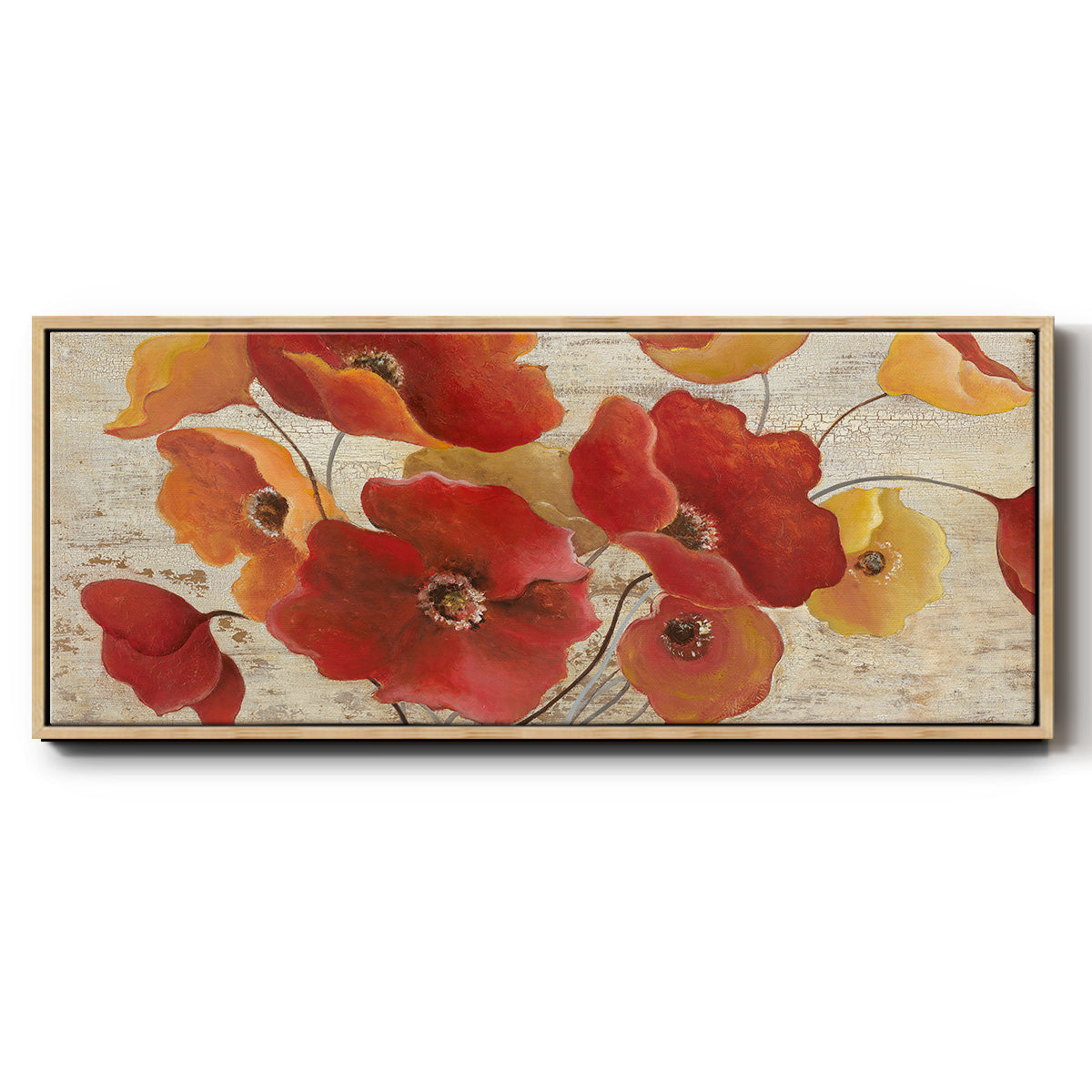 Flanders Fields - Floater Framed Canvas Print