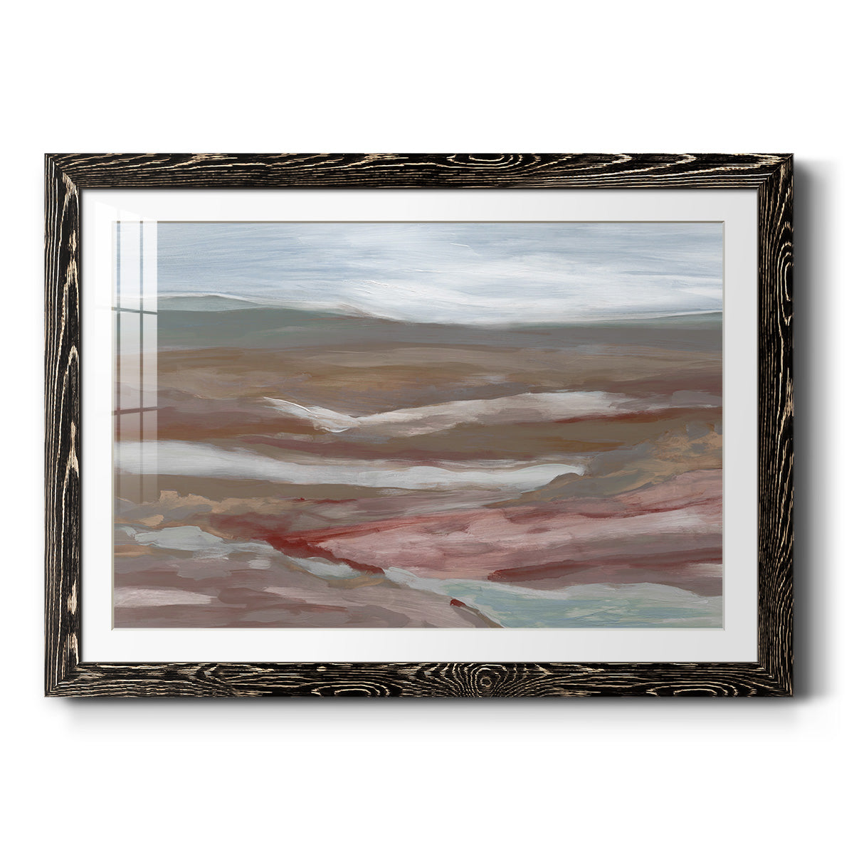 Valley of Fall - Barnwood Framed Art Print