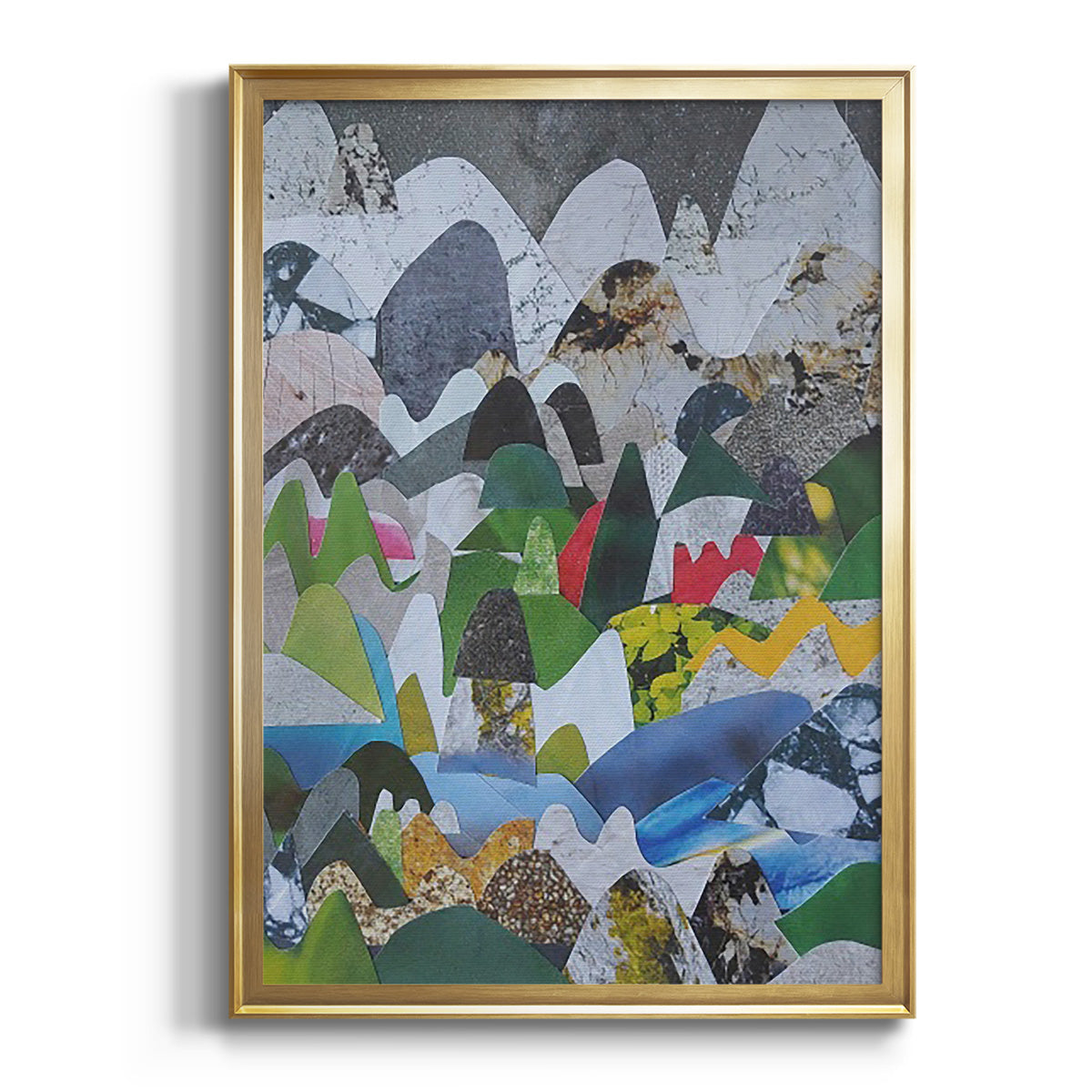 High Sierras - Modern Framed Canvas Print