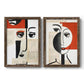 Faces of A Century III - Premium Framed Canvas 2 Piece Set - Ready to Hang