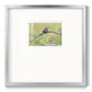 Resting Sparrow Premium Framed Print Double Matboard