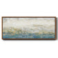 Color Block Horizon - Floater Framed Canvas Print