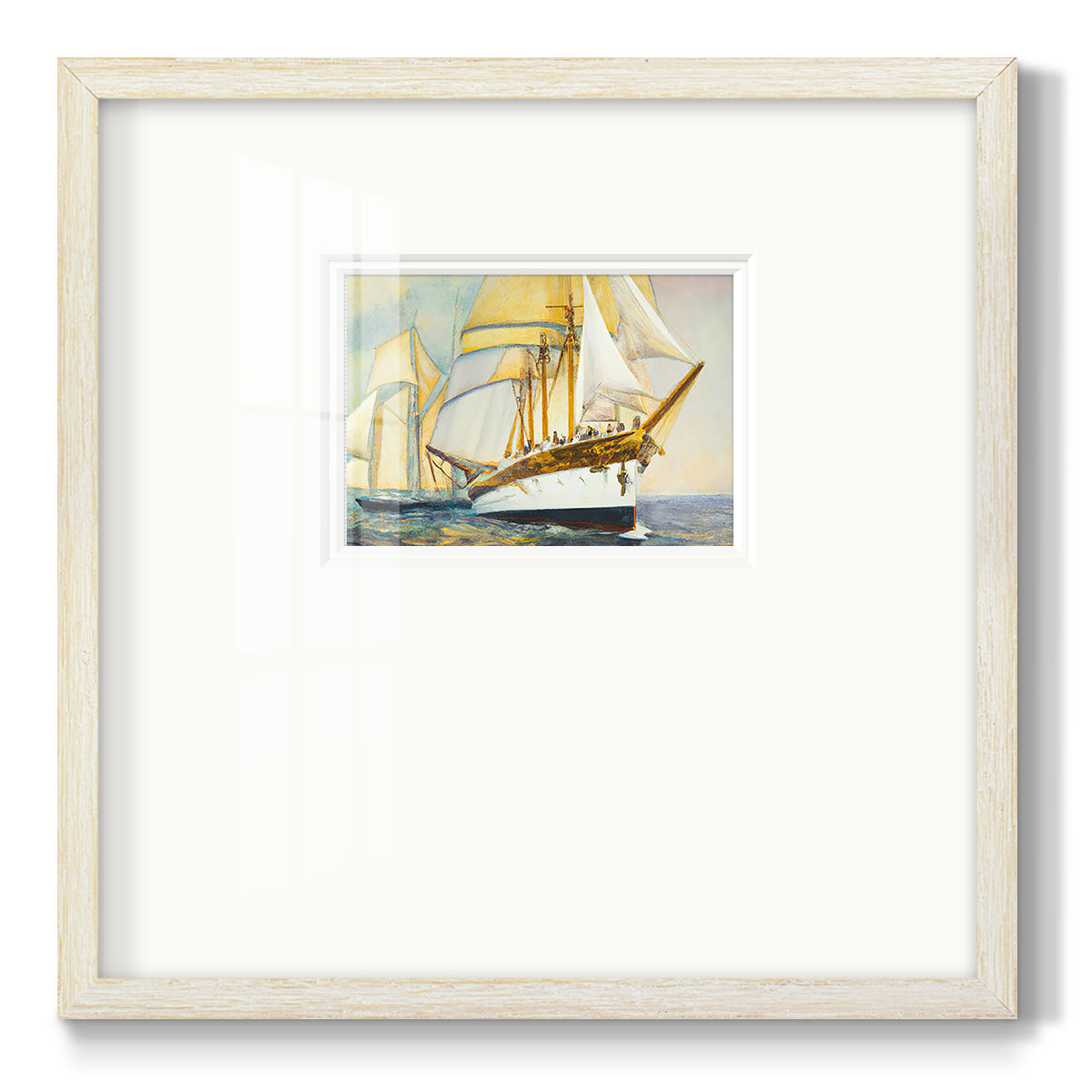 Golden Sailv IV Premium Framed Print Double Matboard