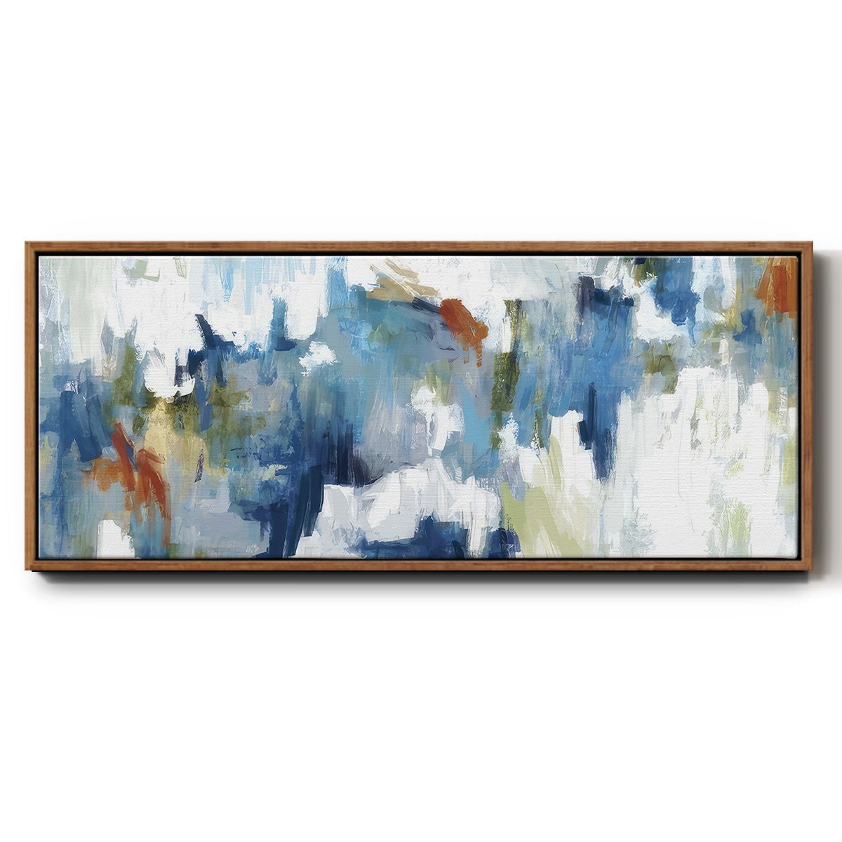 Color Falls - Floater Framed Canvas Print