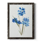 Blue Blossom Botanical I - Premium Canvas Framed in Barnwood - Ready to Hang