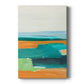 Aqua and Orange I Premium Gallery Wrapped Canvas - Ready to Hang