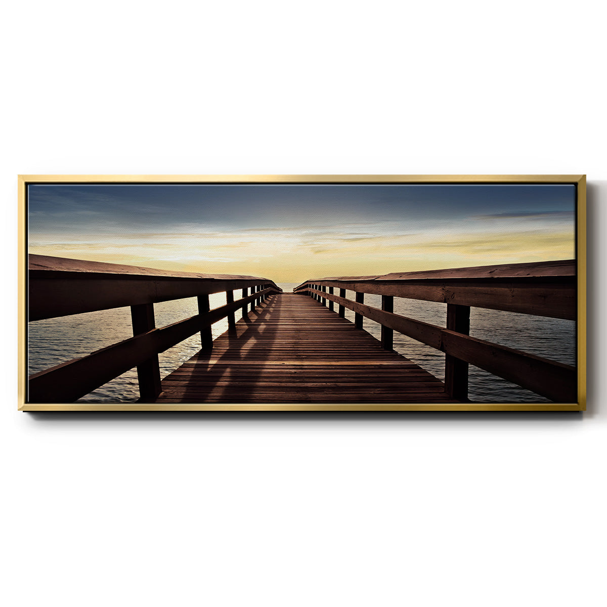 Naples Cove - Floater Framed Canvas Print