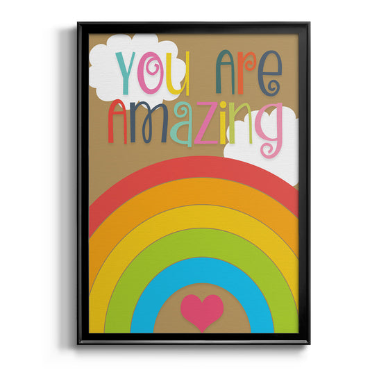 You Are Amazing - Modern Framed Canvas Print
