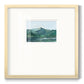 Green Grey Mountains I - Double Matboard Framed Print