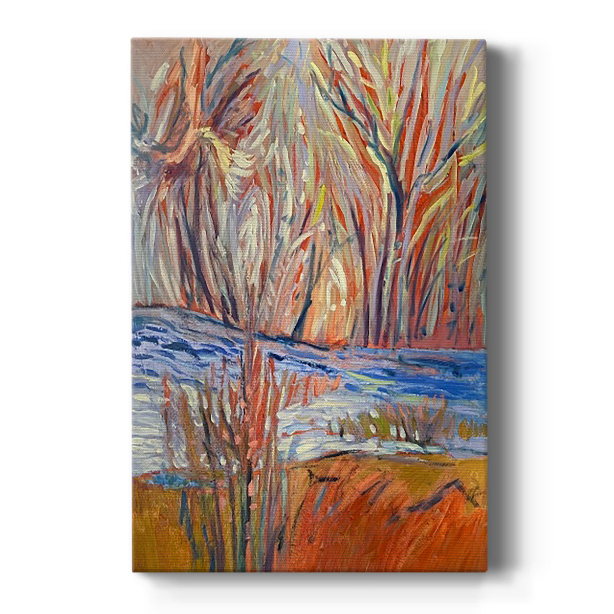 Cadmium Winter Solstice I Premium Gallery Wrapped Canvas - Ready to Hang