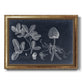 Foliage on Navy II Premium Framed Canvas- Ready to Hang