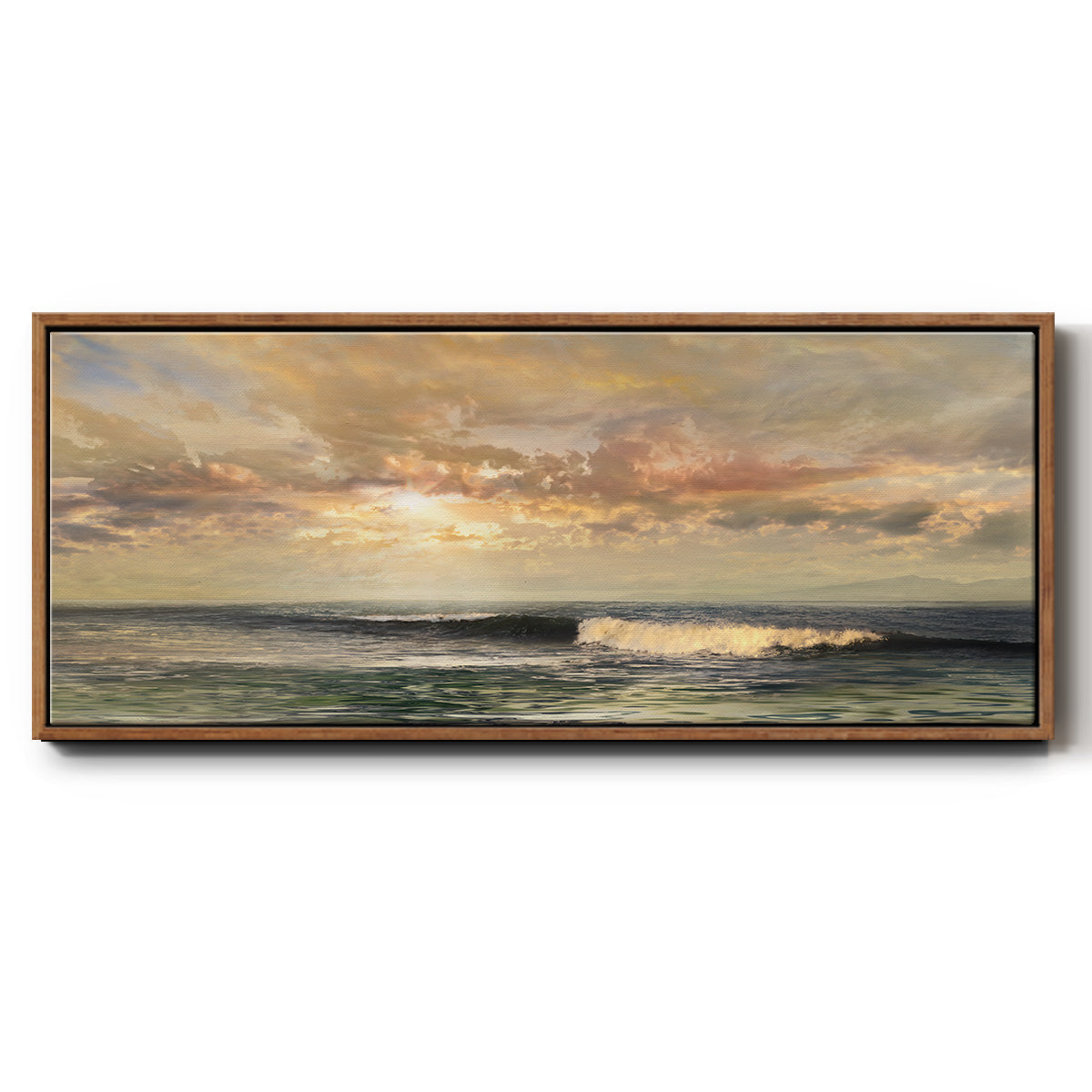 Serenity - Floater Framed Canvas Print