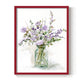 Purple Passion I - Restickable Framed Art Print