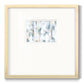Stone Hatchmarks I - Double Matboard Framed Print