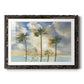 Palms in the Wind - Barnwood Framed Art Print