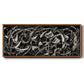 Linear Movement II - Floater Framed Canvas Print