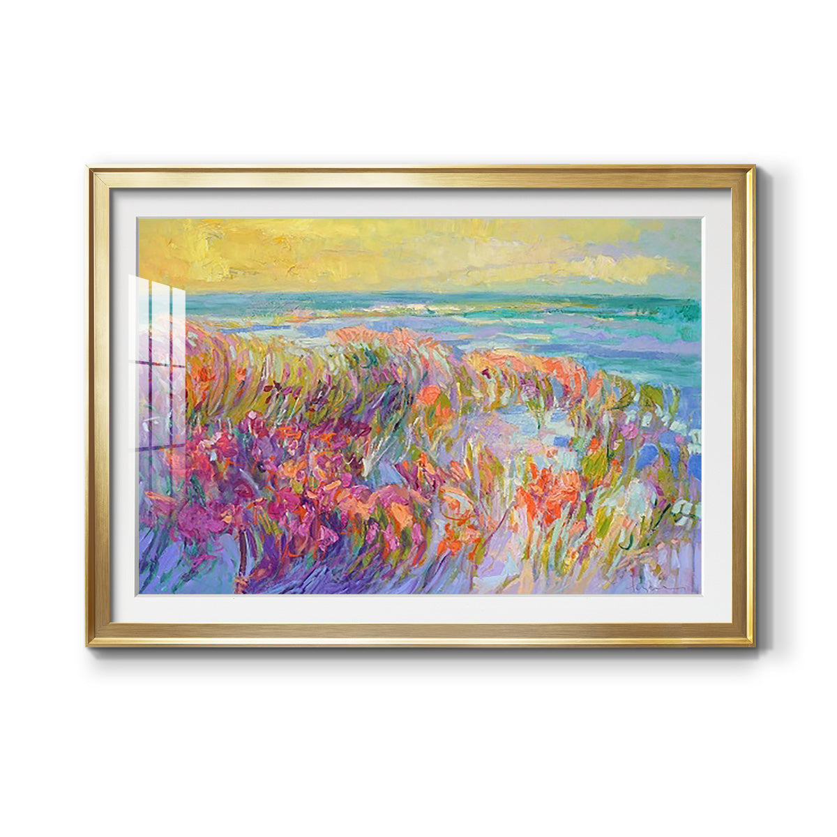 Summer Sanctuary - Modern Framed Art Print