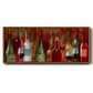 Wine Tasting - Floater Framed Canvas Print