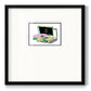 Record Shop II - Double Matboard Framed Print