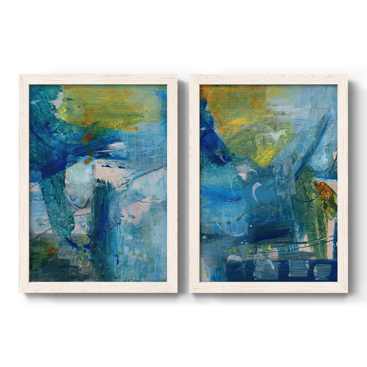 Spring Winds III - Premium Framed Canvas 2 Piece Set - Ready to Hang