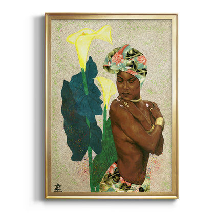 Woman Strong II - Modern Framed Canvas Print