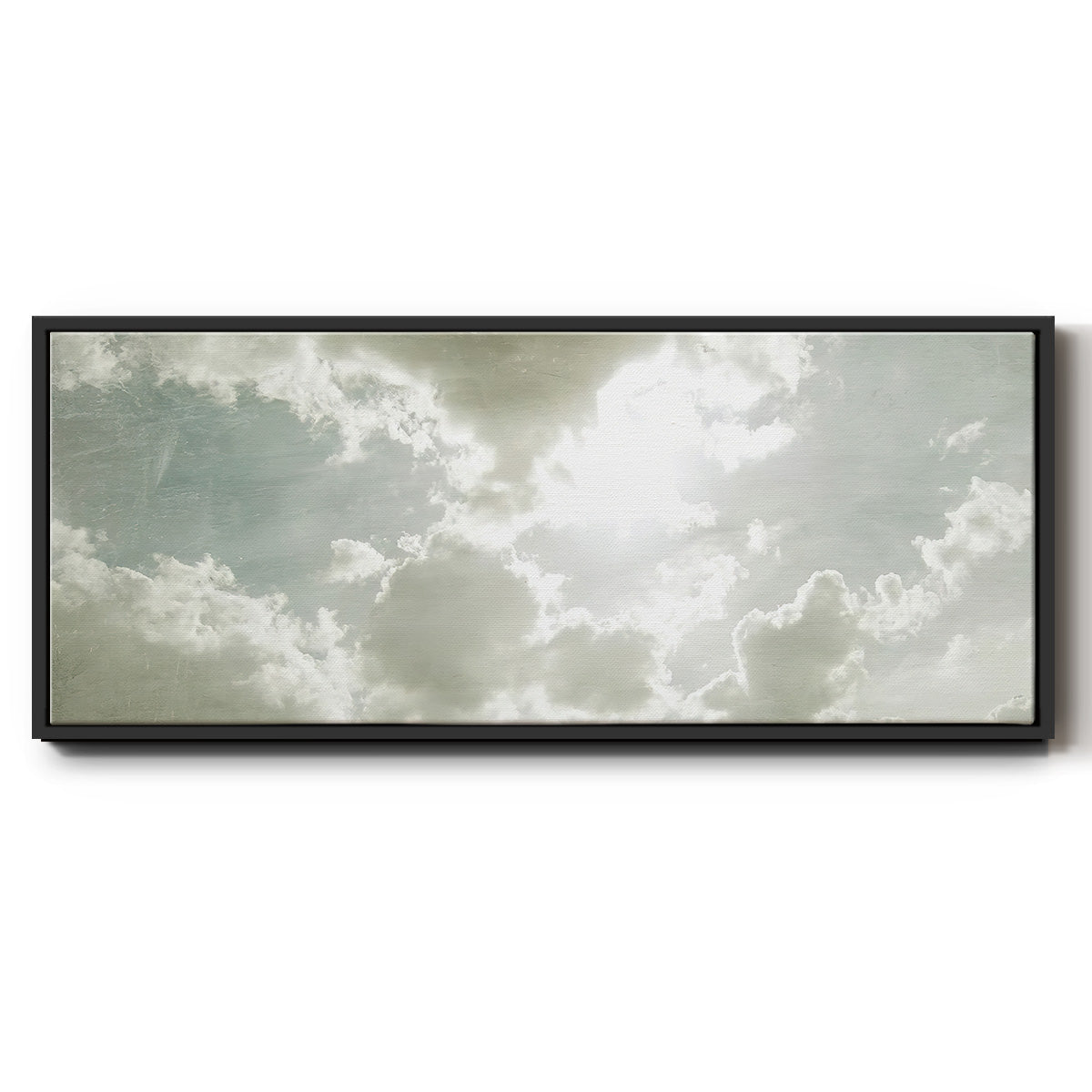 Sky Scrapers II - Floater Framed Canvas Print