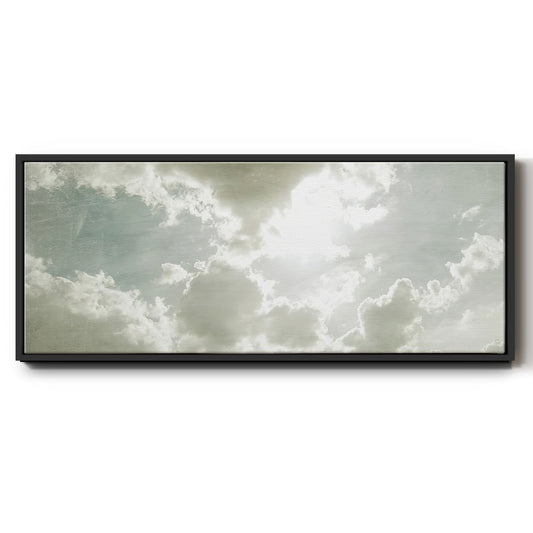 Sky Scrapers II - Floater Framed Canvas Print