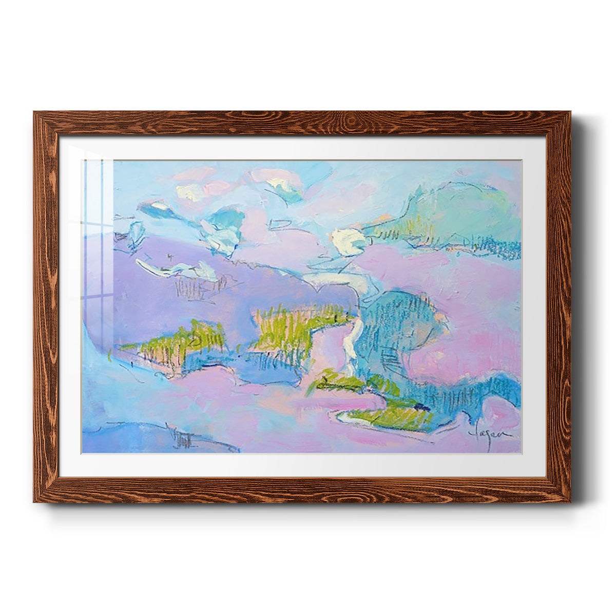 Come to My Window - Barnwood Framed Art Print