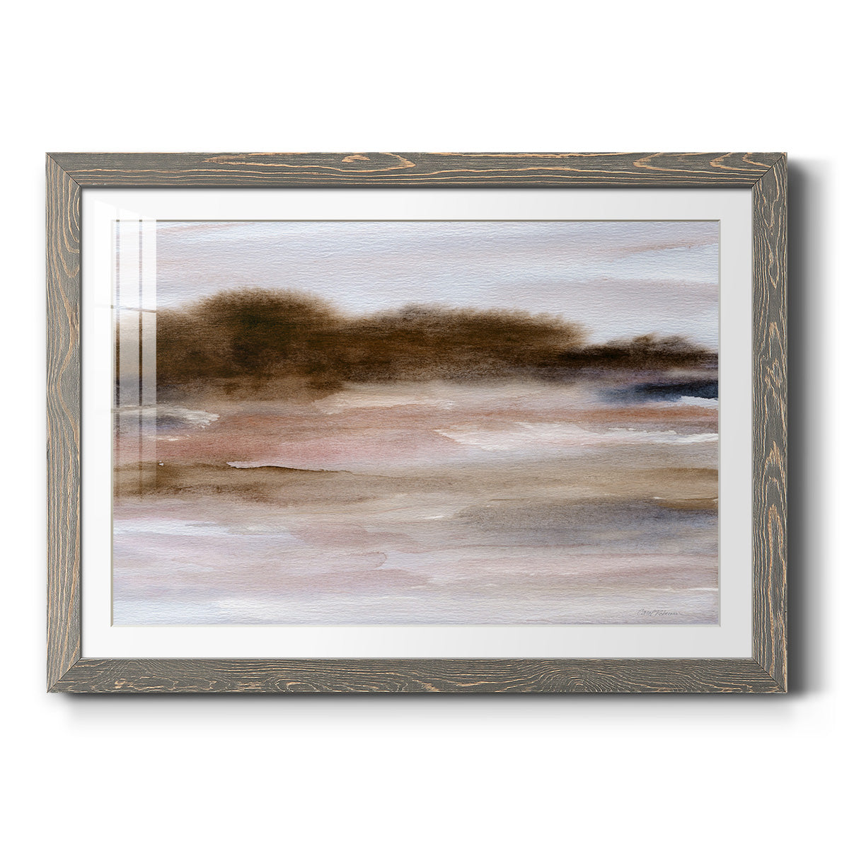 Autumnal Bay - Barnwood Framed Art Print