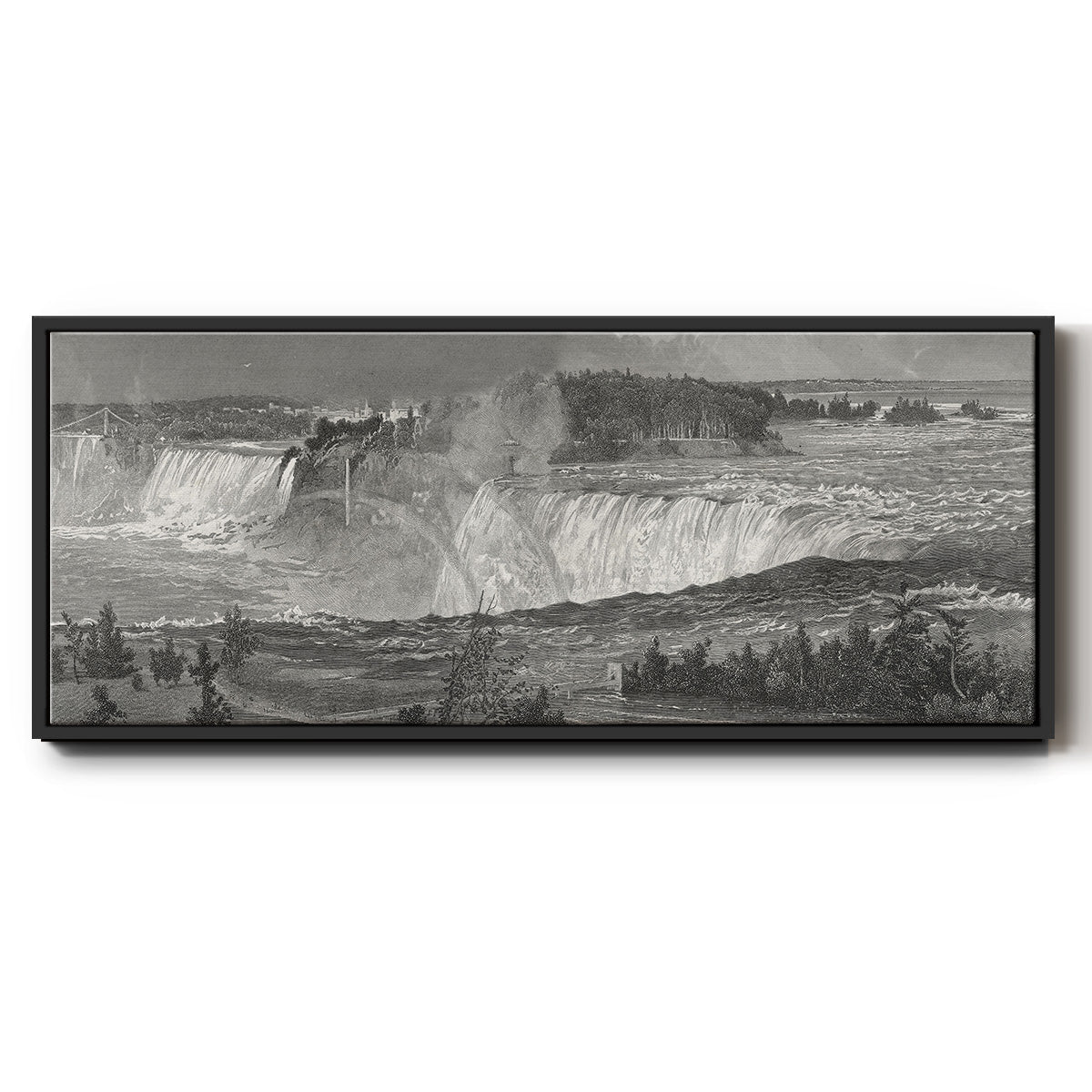 Niagara - Floater Framed Canvas Print
