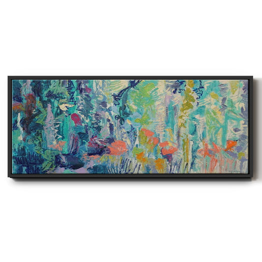 Downpour Butterflies - Floater Framed Canvas Print