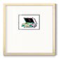 Record Shop I - Double Matboard Framed Print