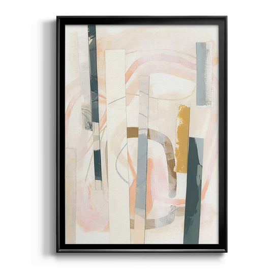 Melon Litmus III - Modern Framed Canvas Print
