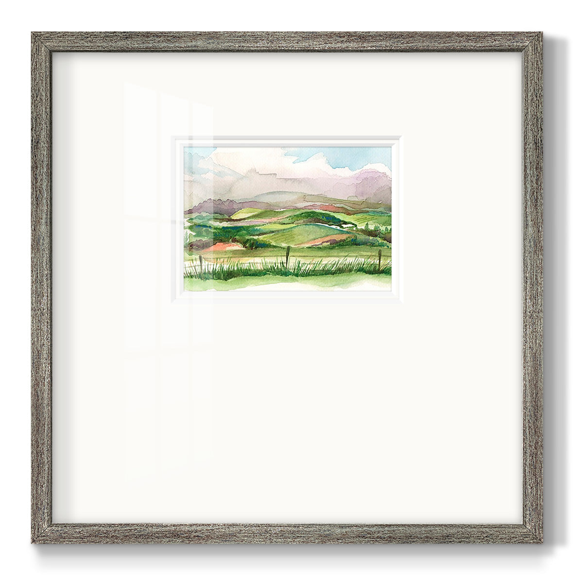 Bennachie Rain II Premium Framed Print Double Matboard