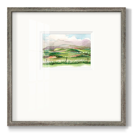 Bennachie Rain II Premium Framed Print Double Matboard