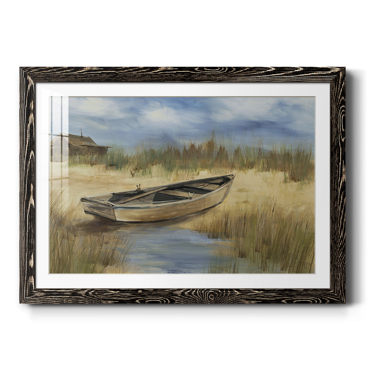 Fisherman's Friend - Barnwood Framed Art Print