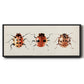 Ladybug Display II - Floater Framed Canvas Print