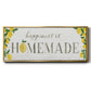 Homemade Lemons - Floater Framed Canvas Print