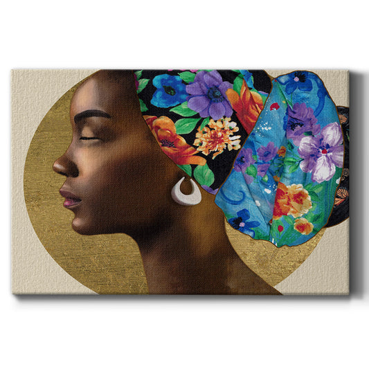 Golden Lady II Premium Gallery Wrapped Canvas - Ready to Hang