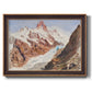 Schreckhorn, Eismeer - Ornate Framed Canvas Print